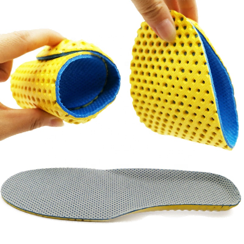 Eva breathable ag rith ingcomb insoles cuimhne cúr insole bróga spóirt unisex insoles insole